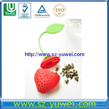 New Designed Silicone Tea Infuser in Strawberry Shape